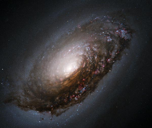  Dust Band Around the Nucleus of 'Black Eye Galaxy' M64