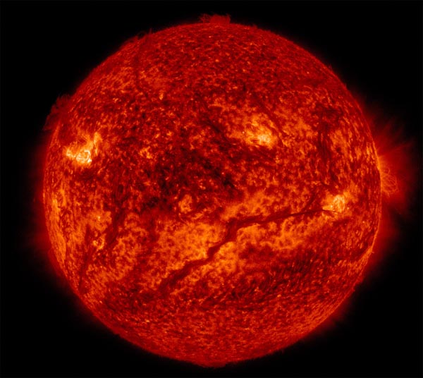 Giant Filament Seen on the Sun