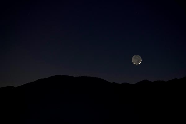 ‘Moonset soon after sunset’ - Steve Gribble