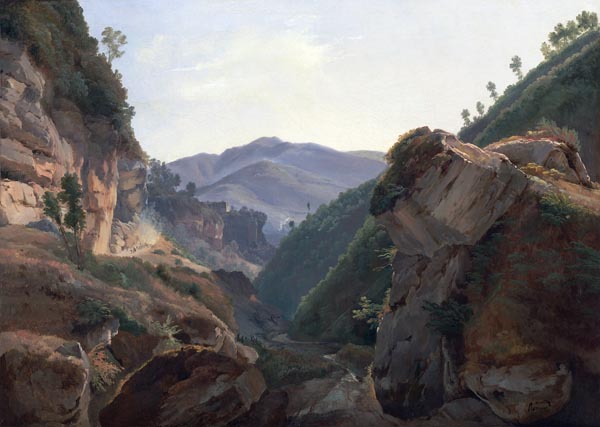 Mountain Landscape with Road to Naples