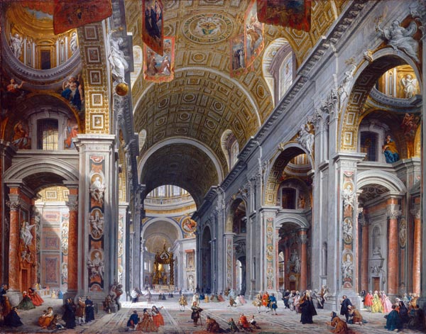 Interior of Saint Peter's, Rome