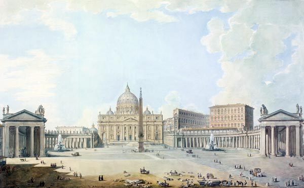 St. Peter's, the Basilica and the Piazza