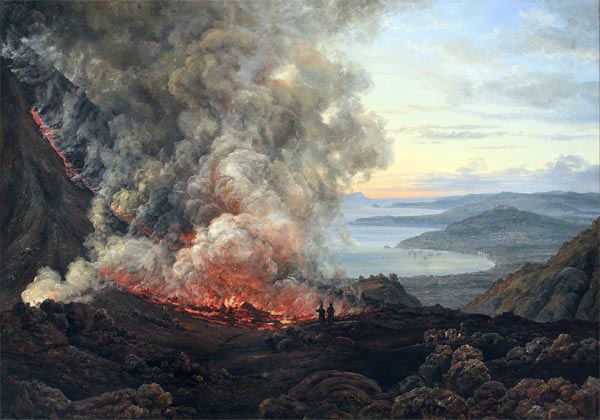 Eruption of the Volcano Vesuvius, 1821