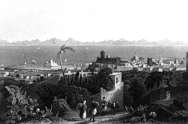 Rhodes, from the Heights Near Sir Sidney Smith's Villa