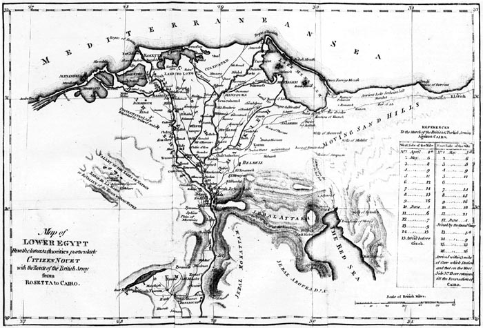 Map of Lower Egypt