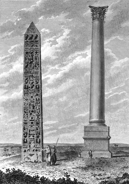 Cleopatra's Needle, Pompey's Pillar