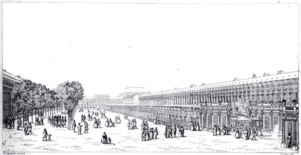 Vue Exterieure du Cirque du Jardin du Palais Royal 1799