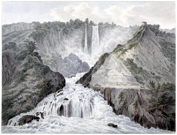 View of the Marmore Falls