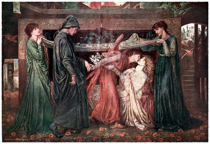 Dante's Dream at the Time of the Death of Beatrice, Dante Gabriel Rossetti