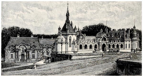 Grand Entrance to the Château de Chantilly