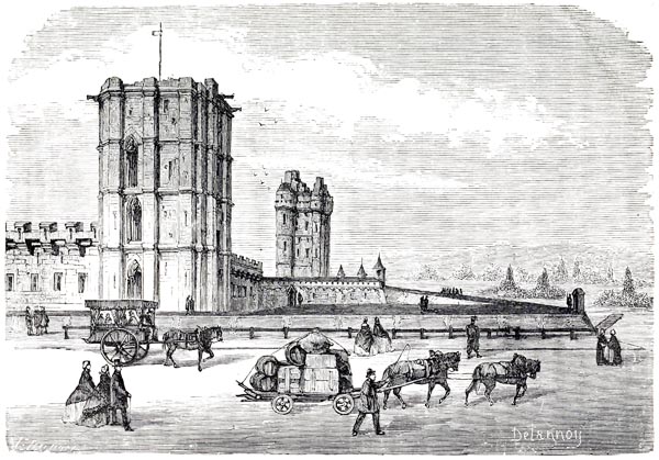 Vue du Donjon de Vincennes