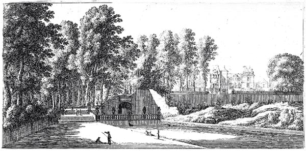 View of the Château de Saint-Cloud at Paris