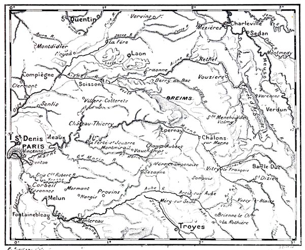 Carte de la Campagne de France