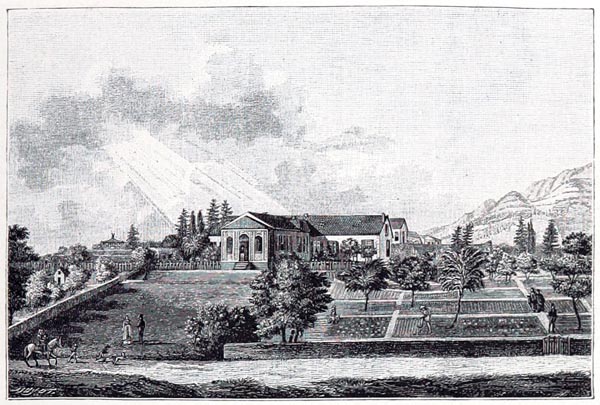 Vue de Longwood. Dessinée d'Après Nature (Sainte-Hélène, 1820)