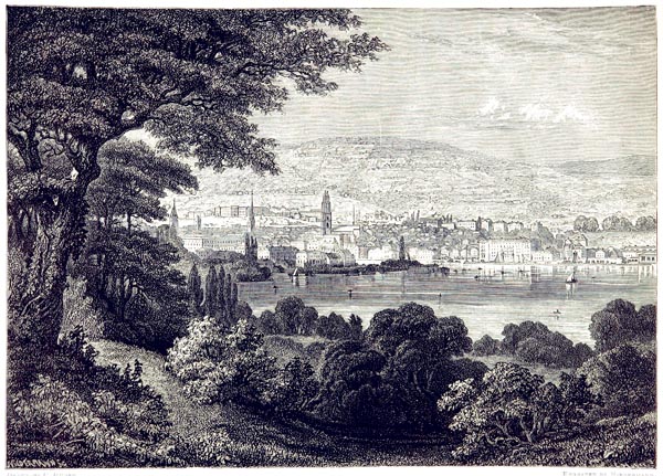 Zurich and the Zurichberg