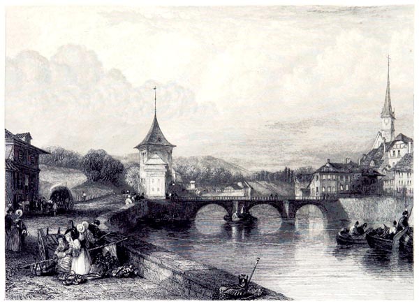 Pont et Entree de Berne