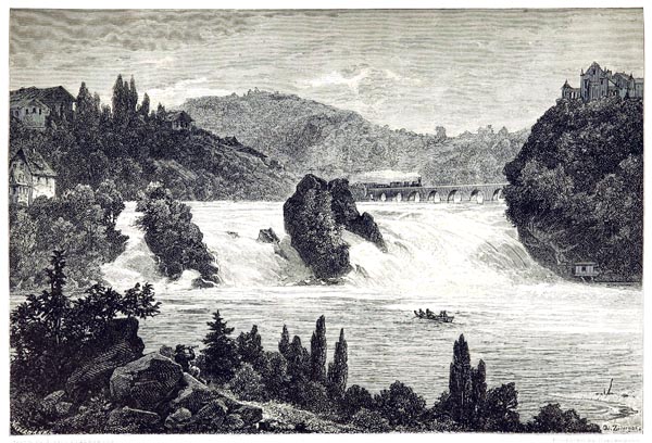 Falls of the Rhine at Schaffhausen