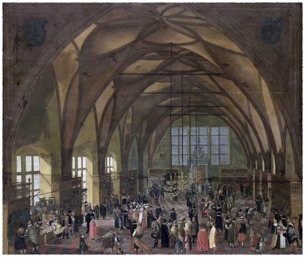 Large Hall in the Prague Hradschin Castle