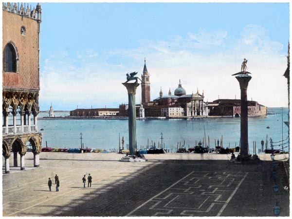 View of San Giorgio Maggiore from San Marco Square in Venice