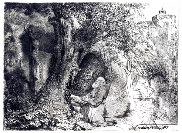 Saint Francis beneath a Tree, Praying