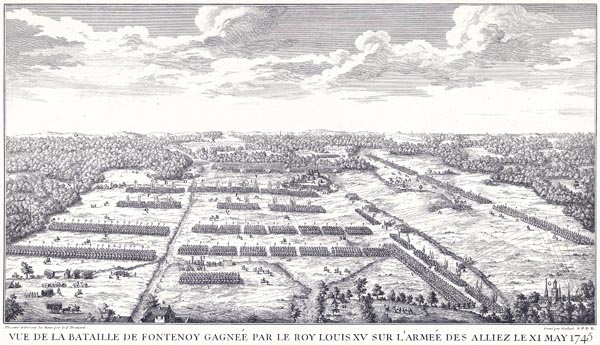 View of the Battle of Fontenoy, 1745