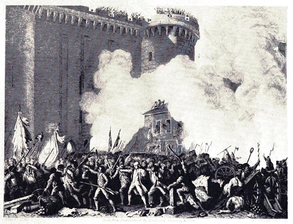 Attack of the Bastille and Murder of de Launay