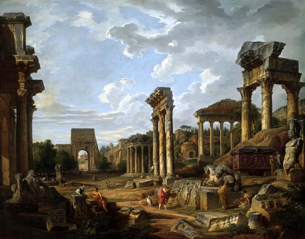 A Capriccio of the Roman Forum