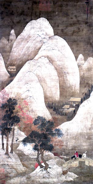 Clearing after Snow in Streams and Mountains, Yang Sheng (17th century)