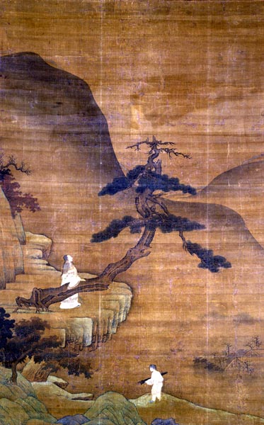 Tao Yuanming and the Pine Tree, early 15th century