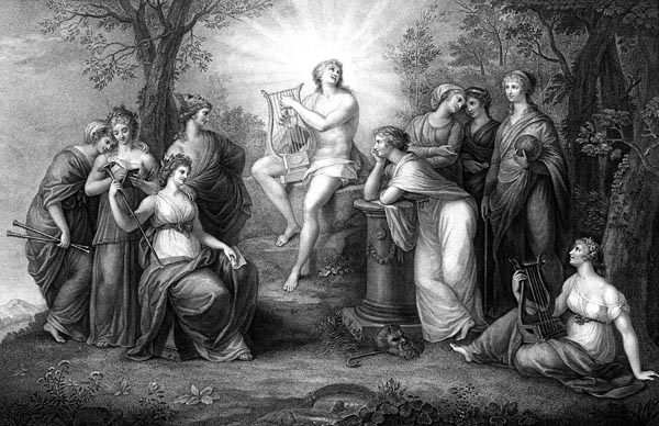 Apollo and the Muses on Parnassus