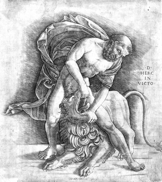 Hercules Fighting the Nemean Lion