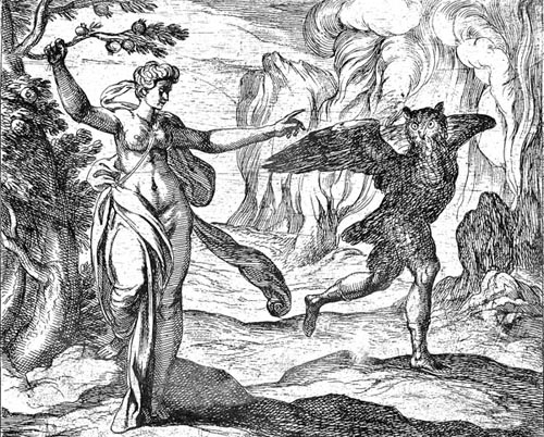 Proserpina Turning Ascalaphus into an Owl