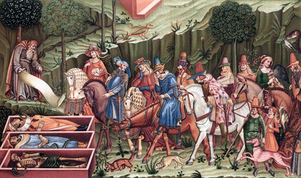 The Triumph of Death (fresco painted by Orcagna, in the cloisters of the Campo-Santo at Pisa, fourteenth century)