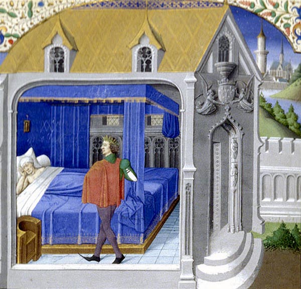 Petrarch appearing to Boccaccio