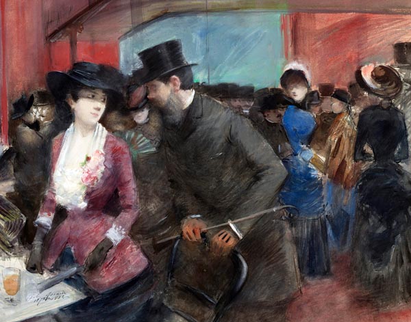 ‘Folies Bergère’ - Jean-Louis Forain (French, 1852 - 1931)