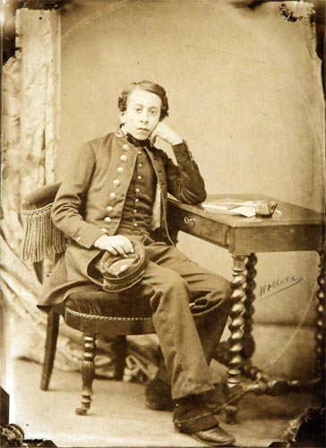 Tristan Corbière in high school uniform ca. 1862