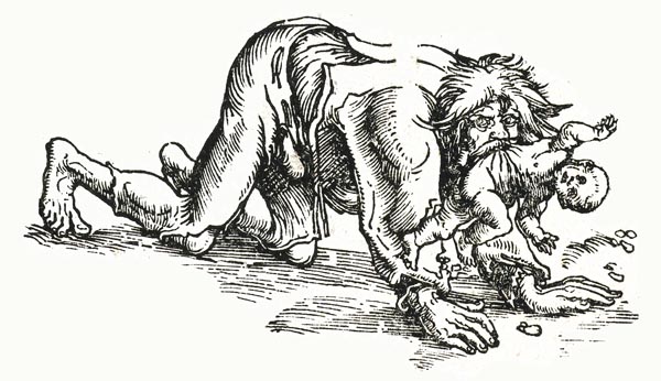 Werewolf with Child