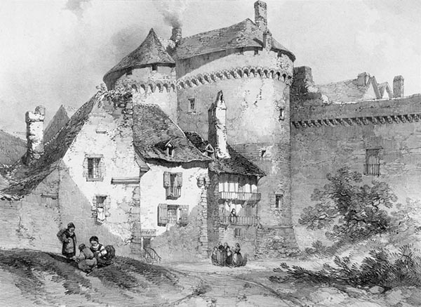 ‘At Vitré’ - Léon Gaucherel (French, 1816–1886) and Eugène Cicéri (French, 1813–1890)
