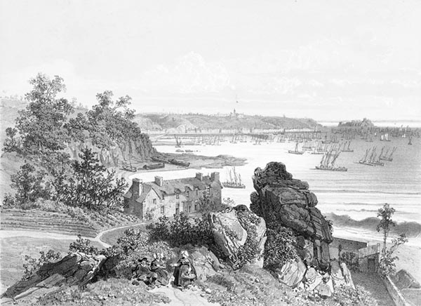 ‘Cancale and La Houle’ - Félix Benoist (French, 1818–1896) and Adolphe Jean-Baptiste Bayot (French, 1810–1871)