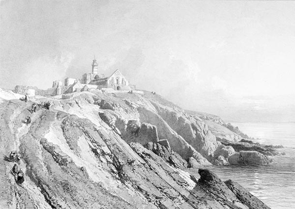 ‘Cap Saint-Mathieu’ - Eugène Cicéri (French, 1813–1890)