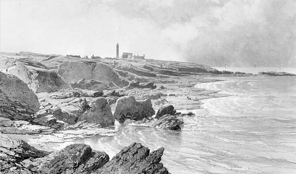 ‘Cap Saint-Mathieu’ - Eugène Cicéri (French, 1813–1890)
