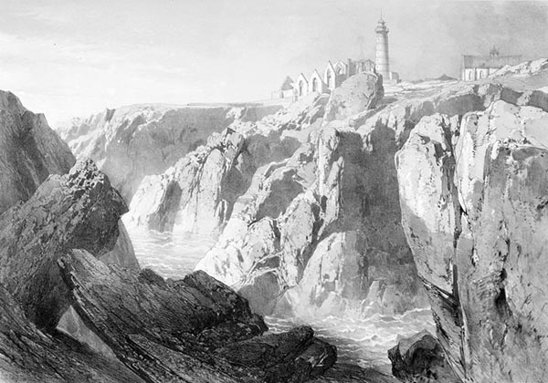 ‘Cap Saint-Mathieu’ - Eugène Cicéri (French, 1813–1890)