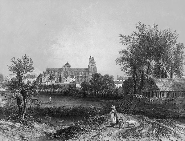 ‘Dol Cathedral’ - Félix Benoist (French, 1818–1896) and Eugène Cicéri (French, 1813–1890)