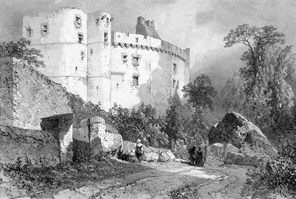 ‘The Château de Clisson’ - Eugène Cicéri (French, 1813–1890)