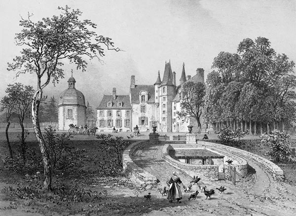 ‘The Château des Rochers, near Vitré’ - Félix Benoist (French, 1818–1896), Adolphe Jean-Baptiste Bayot (French, 1810–1871) and Eugène Cicéri (French, 1813–1890)