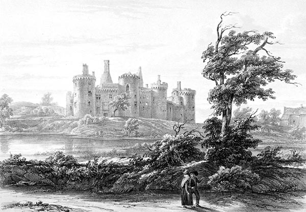 ‘The Château de Suscinio’ - Félix Benoist (French, 1818–1896)