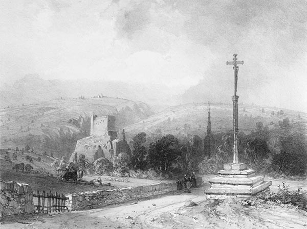 ‘From La Martyre to La Roche-Maurice’ - Auguste Étienne François Mayer (French, 1805–1890) and Eugène Cicéri (French, 1813–1890)