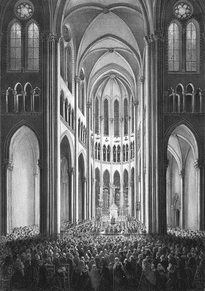 ‘The Church of Saint-Nicolas’ - Félix Benoist (French, 1818–1896)