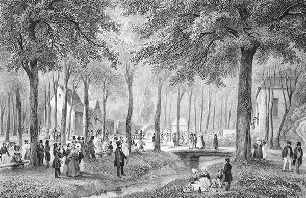 ‘The Mineral-Water Fountain, Dinan’ - Adolphe Jean-Baptiste Bayot (French, 1810–1871)
