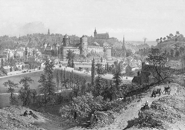 ‘Fougères: General View’ - Eugène Cicéri (French, 1813–1890), Félix Benoist (French, 1818–1896) and Adolphe Jean-Baptiste Bayot (French, 1810–1871)